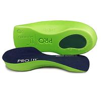 Plantillas ortopédicas Pro11 Wellbeing, con talón, contra fascitis plantar/metatarsalgia, 3/4 de longitud, muy finas