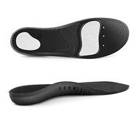 Plantillas para aliviar la fascitis plantar (220+lbs) Plantillas de soporte de arco para pies planos, plantillas de botas de trabajo, inserciones de soporte de arco de espuma viscoelástica para