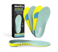 Plantillas para Aliviar la Tendinitis Aquílea en Hombres y Mujeres - Almohadilla de Talón de Suave Terciopelo para Aliviar el Dolor, Pack de 2, S-W: 36-41 | M: 36-39