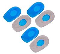 Plantillas para aumentar la altura, 3 pares de plantillas elevadoras de talón, almohadillas para el cuidado los pies, amortiguación, silicona suave antiálgica (Camino completo de los hombres)