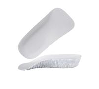 Plantillas para Aumentar la Altura 5 pares 1,5-3, CM plantilla Invisible for aumento de altura soporte arco elástico peso ligero for hombres mujeres zapatos almohadillas(White,2.5cm)