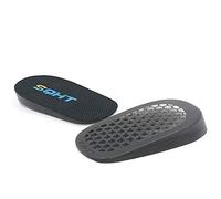 Plantillas para aumentar la altura de SQHT, inserciones para levantar zapatos de talón, inserciones para tendinitis de Aquiles para hombres y mujeres, 0.6‘’, Negro
