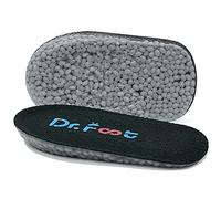 Plantillas para aumentar la altura del Dr. Foot's, inserciones de cojín de talón, inserciones de elevación del talón para discrepancias de longitud de pierna (1,5 cm de altura, negro)