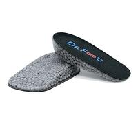 Plantillas para aumentar la altura del Dr. Foot's, inserciones de cojín de talón, inserciones de elevación del talón para discrepancias de longitud de pierna (1 pulgada de altura, negro)