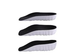 Plantillas para aumentar la altura Heel Insert | Plantillas de medio zapato cojín deportivo aumento de altura espuma viscoelástica EVA elevación 2/3/4/5CM(Black,Height 1.5cm)