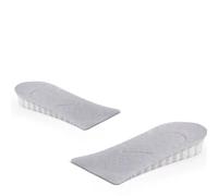 Plantillas para aumentar la altura Plantillas de silicona for aumentar la altura, media plantilla for hombres y mujeres, plantillas acolchadas con aire 3 capas, 2 cm/3,5 cm/5 cm, 1 par(2cm Gray)