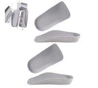 Plantillas para aumentar la altura, plantillas ortopédicas de altura, plantillas de soporte para el arco, inserciones ortopédicas para hombres y mujeres (One size,gray(1.5cm))