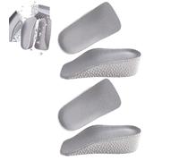 Plantillas para aumentar la altura, plantillas ortopédicas de altura, plantillas de soporte para el arco, inserciones ortopédicas para hombres y mujeres (One size,gray(3.5cm))