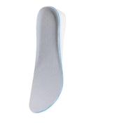 Plantillas para Aumentar la Altura Plantillas transpirables for aumentar la altura del talón, almohadillas acolchadas unisex zapato(1.5CM-Grey blue,EU44)