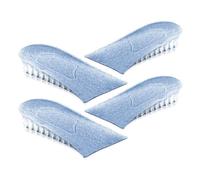 Plantillas para aumento de altura, plantillas multicapa de silicona transparente que absorben los golpes, elevadores, plantillas de altura brandone, 2cm, 1 par (2cm 2 Pairs)