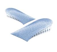 Plantillas para aumento de altura, plantillas multicapa de silicona transparente que absorben los golpes, elevadores, plantillas de altura brandone, 2cm, 1 par (2cm 1 Pair)