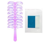 Plantillas Para Cejas, Kit Reutilizable Con Múltiples Diseños, Herramienta Portátil Reutilizable Diseño Cejas para Aplicación Viajes Fácil Uso