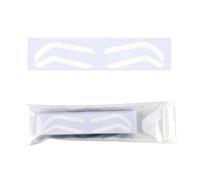 Plantillas para cejas, pegatinas de cejas, plantillas de cejas para dar forma al moldeador de cejas, 50 pares cintas de forma adhesiva auxiliar profesional, guía de mapeo de autoadhesivas