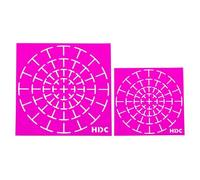 Plantillas para colorear para plantilla plástica de punción, reutilizable 2 set | Herramienta de diseño de pintura de puntos para arte de pared, impresión de telas, pintura de madera, embellecimiento
