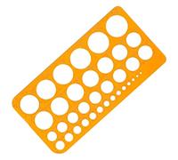 Plantillas para Dibujar: Circulos, Elipses y Regla Geométrica para Oficina y Escuela - Plantilla Geométrica - Dibujo