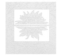 Plantillas para dibujar Plantillas for pintura de pared 40-80 cm Color 1 Patrones geométricos florales(XXL 80cmX70cm - B)