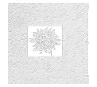 Plantillas para dibujar Plantillas for pintura de pared 40-80 cm Color 1 Patrones geométricos florales(M 50cmX44cm - B)