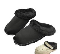 Plantillas para forros, zuecos, forro cálido para zapatos, pantuflas de casa forradas de felpa de invierno, forro de piel blanca para zuecos