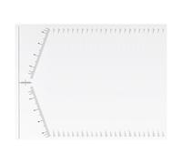 Plantillas para moldear las cejas con 25 guías blancas para dar precisa, herramienta de moldeo de ojos y kit de mapeo para mujeres y hombres, perfecto para maquillaje y