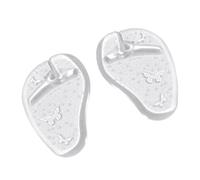 Plantillas Para Mujer,Plantillas De Gel Para Sandalias | Plantillas Claras Antigüedad Antideslizante Protector De Puntera Chanclas Unisex Hogar Ocio