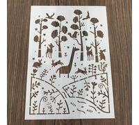 Plantillas para pintar, 3 unidades, A4, 29 x 21 cm, diseño de chica del mundo del océano, para pintar sobre madera, pared, lienzo, tela, roca, cartel, proyectos de arte de manualidades