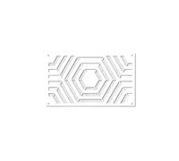 Plantillas para pintar azulejos, Wall Painting Stencils Hexagon Geometric Multicolor Multiple Sizes(Color 1,L 29cmX50cm)