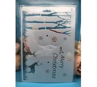 Plantillas para pintar en paredes, A4, árbol, ciervo, Feliz Navidad, reutilizables, para dibujar, manualidades, plantillas para papel de pared, arte, álbumes de recortes, decoración del hogar