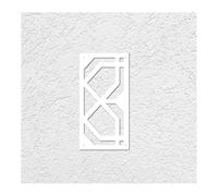 Plantillas Para Pintar Paredes Plantilla de 40 cm y 60 for decoración pared, pintura grande, for pintar en el nicho, plantilla bloqueo, azulejos, hogar, flores, damasco(XL 30cmX60cm - B)