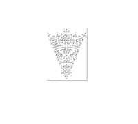 Plantillas para pintar paredes, Plantillas de pared for pintar patrón flores mandala, varios tamaños(Color 1,XXL 41cmX55cm)