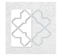 Plantillas para pintar Plantillas de pintura mural for paredes, muebles, suelos, color 1, varios tamaños(L 25cmX50cm - B)