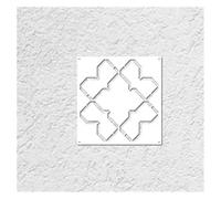 Plantillas para pintar Plantillas de pintura mural for paredes, muebles, suelos, color 1, varios tamaños(S 30cmX30cm - A)