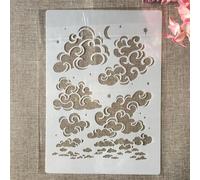 Plantillas para pintar, tamaño A4, 29 x 21 cm, diseño de tótem de diamante vintage, plantillas reutilizables para pintar sobre madera, lienzo, muebles, suelo, suministros de arte, decoración, estilo E