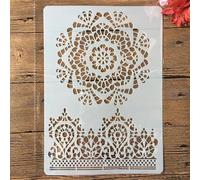 Plantillas para pintar, tamaño A4, 29 x 21 cm, perfume de niña, palabras chinas, plantillas reutilizables para pintar sobre madera, lienzo, muebles, suelo, suministros de arte, decoración estilo 5
