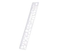 Plantillas para planificadores | Regla de dibujo de acero inoxidable | Plantillas para diario de gatos con regla de dibujo, dibujo técnico, scrapbooking, letras, cuaderno y calendario