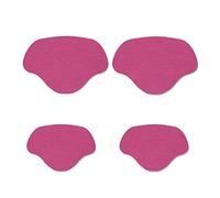 Plantillas para reparación de talón, para hombres y mujeres, color rojo rosa