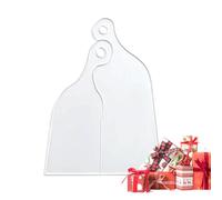 Plantillas para tablas de salchichas - Plantilla de corte para manualidades, herramienta guía para plantillas acrílicas transparentes | Plantilla para tablas de cocina, plantilla de fresado para