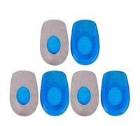 Plantillas para talón, 3 pares, almohadillas para el cuidado de los pies, de silicona suave, amortiguadoras, para mujeres y hombres. (Men's TPE heel pad)