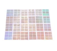 Plantillas para Uñas con Aerógrafo, Juego de 24 Hojas, Nuevas Pegatinas para Decoración de Uñas, Calcomanías Huecas de Transferencia para Uñas, Accesorios de Manicura, Decoración