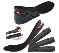 Plantillas para zapatos con aumento de altura de 4 capas, plantillas ortopédicas escalables ajustables, Kit de elevación de elevador, cojín de aire Unisex de 9cm y 3,6"
