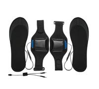 Plantillas para Zapatos con calefacción eléctrica: Almohadillas para pies cálidas con Carga USB, Corte para Adaptarse al diseño de Malla Transpirable con batería | Insertos de energía de 8000mAh para