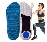 Plantillas para zapatos con soporte de - 2 insertos para zapatos de masaje de - Plantillas de soporte de bajo para pies planos y sobrepronación, mejora el equilibrio y la estabilidad