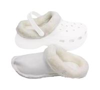 Plantillas para zapatos CrocsClogs de repuesto, forro cálido, zuecos, forro de piel blanca, forro interior para zapatos, forro polar, para zapatos, zuecos extraíbles (35-47)
