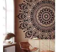 Plantillas redondas de mandala gigante de 190 cm para pintar, reutilizables en la pared, manualidades, decoración, plantilla, ladrillo, yeso, lavado, suelo, refrigeradores, mampostería extra