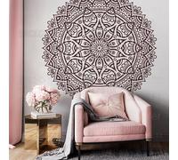 Plantillas redondas de mandala gigante de 90 cm, para decorar paredes, decoración de pintura, reutilizables, para muebles, yeso, ladrillo, refrigeradores, patrones de pintura grandes, tamaño grande