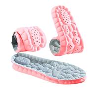 Plantillas suaves y elásticas y transpirables para zapatos para mujer, plantilla con tecnología de nube 4D, transpirable, absorción de impactos, se puede cortar, plantilla deportiva (I,41-42)