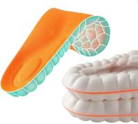 Plantillas suaves y elásticas y transpirables, plantillas de zapatos deportivos 4D, acolchado acolchado que absorbe el sudor, plantilla con tecnología 4D Cloud, plantillas deportivas 4D que absorben