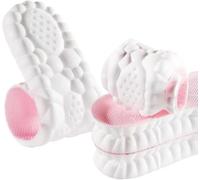 Plantillas suaves y elásticas y transpirables, plantillas de zapatos deportivos 4D, acolchado acolchado que absorbe el sudor, plantilla con tecnología 4D Cloud, plantillas deportivas 4D que absorben