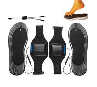 Plantillas térmicas de bota,Plantillas térmicas USB,Plantillas térmicas y cortables de malla suave transpirable con carga USB - Transpirable con batería de litio 8000mah y p
