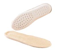 Plantillas térmicas de felpa gruesas, plantillas de algodón transpirable, soporte de arcos cálidos, plantillas suaves para pies, almohadillas térmicas para zapatos deportivos de invierno, plantillas