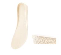 Plantillas transpirables for aumentar la altura del talón, almohadillas acolchadas unisex Para Hombre y Mujer(2.5CM-beige,EU44)